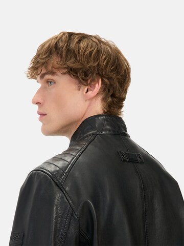 CAMEL ACTIVE Lederjacke in Schwarz