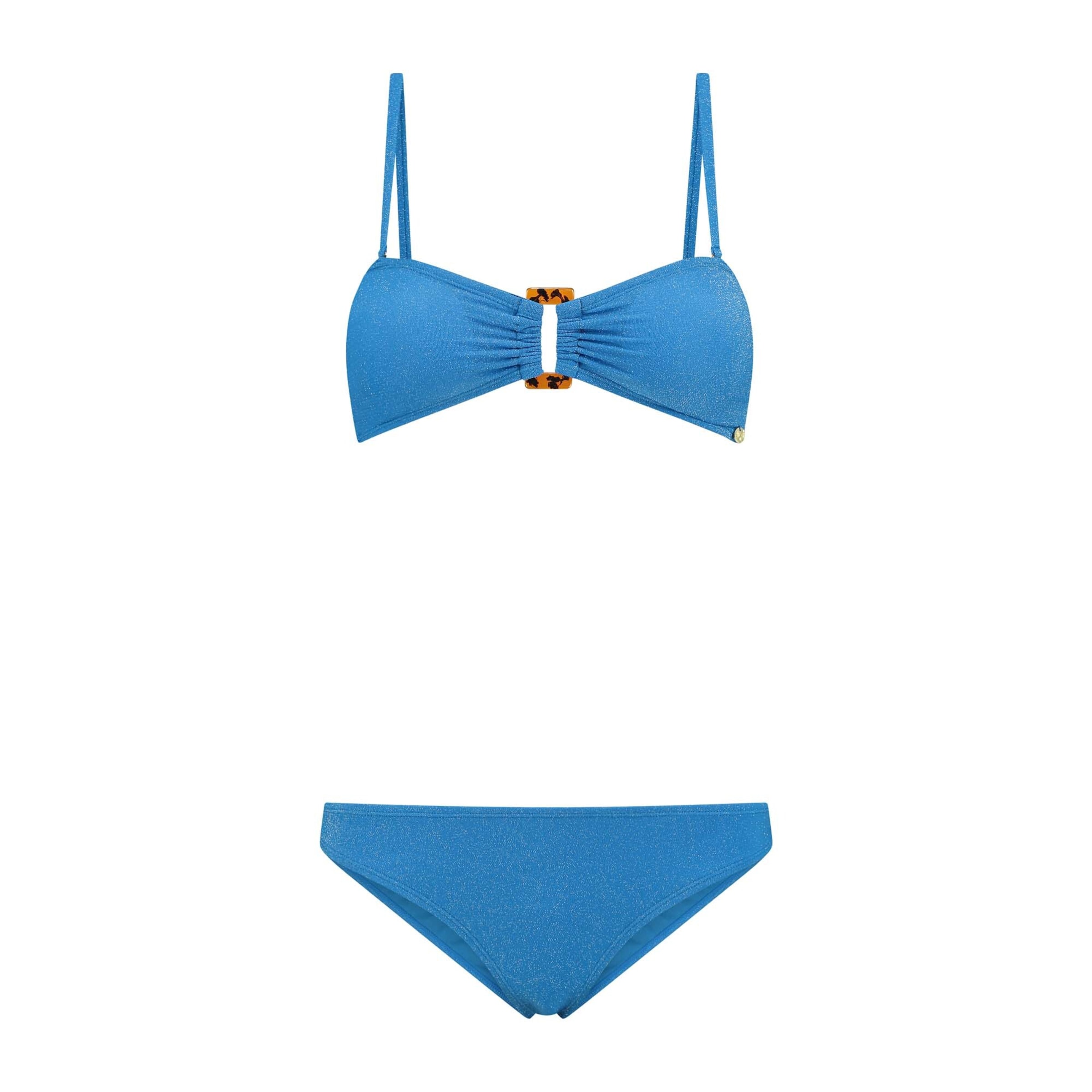 Shiwi Bandeau Bikini 'ZOE' i blå: forside
