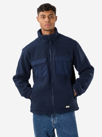 Denim Factory Fleece jas 'Denver' in XXL in de kleur Donkerblauw, Productweergave