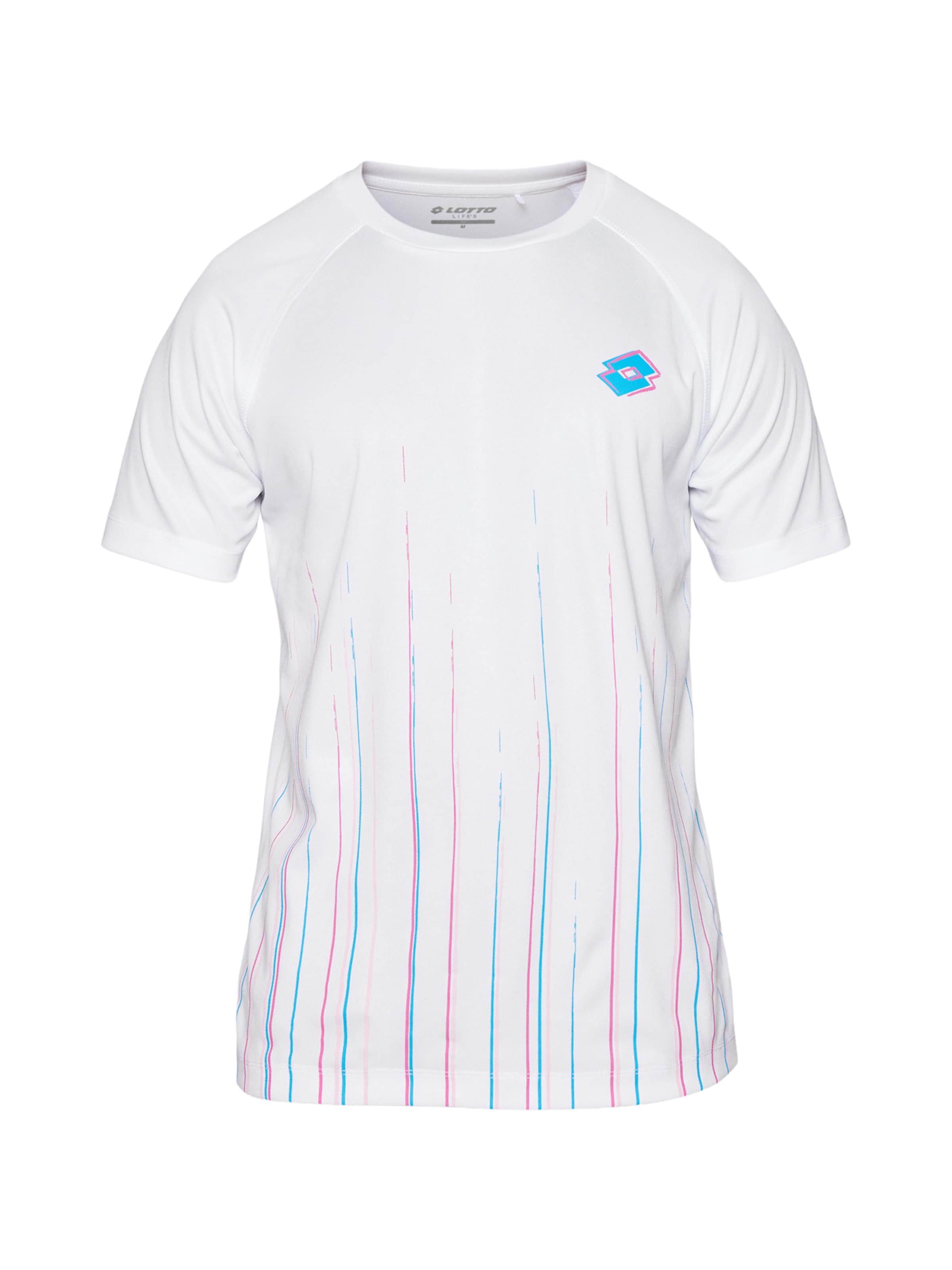 LOTTO Λειτουργικό μπλουζάκι σε λευκό: μπροστά