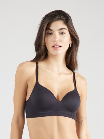 Lindex T-shirt Bra in Beige: front