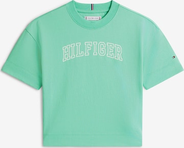 TOMMY HILFIGER Shirt 'VARSITY' in Green: front
