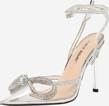 Public Desire Pump 'MIDNIGHT' in Silber: predná strana