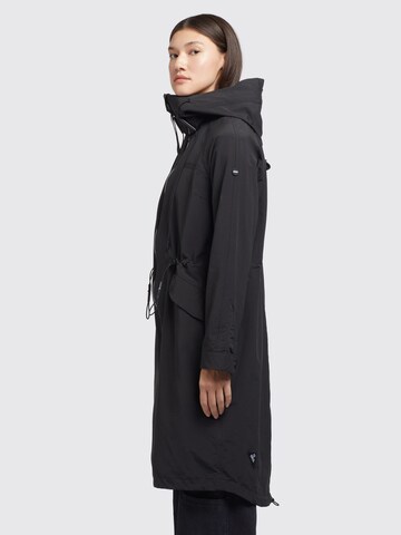 khujo Between-Seasons Coat 'Marnia2' in Black