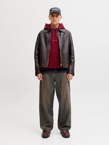 JACK & JONES - Sudadera 'JORNorrebro' en rojo