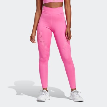 ADIDAS BY STELLA MCCARTNEY Skinny Workout Pants 'True Purpose' in Pink: front