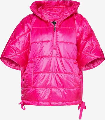 Veste mi-saison faina en rose : devant