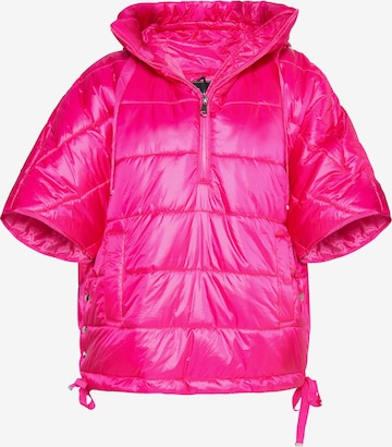 faina Демисезонная куртка в Ярко-розовый: спереди