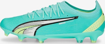 Scarpa da calcio 'Ultra Ultimate' di PUMA in verde: frontale