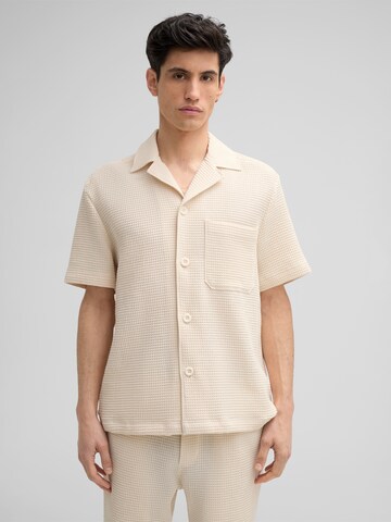 Coupe regular Chemise ' Noem ' STRELLSON en beige : devant