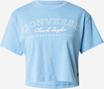 CONVERSE - Camiseta en azul: frente