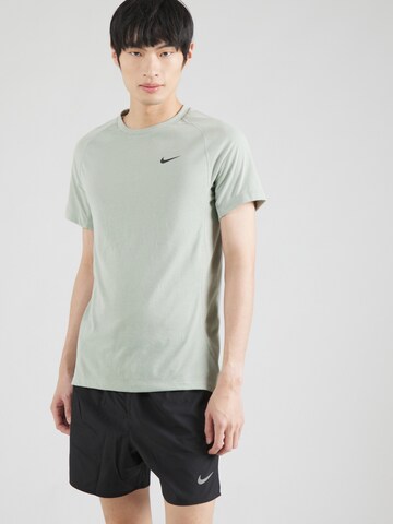 NIKE Функциональная футболка 'FLEX REP' в Зеленый: спереди