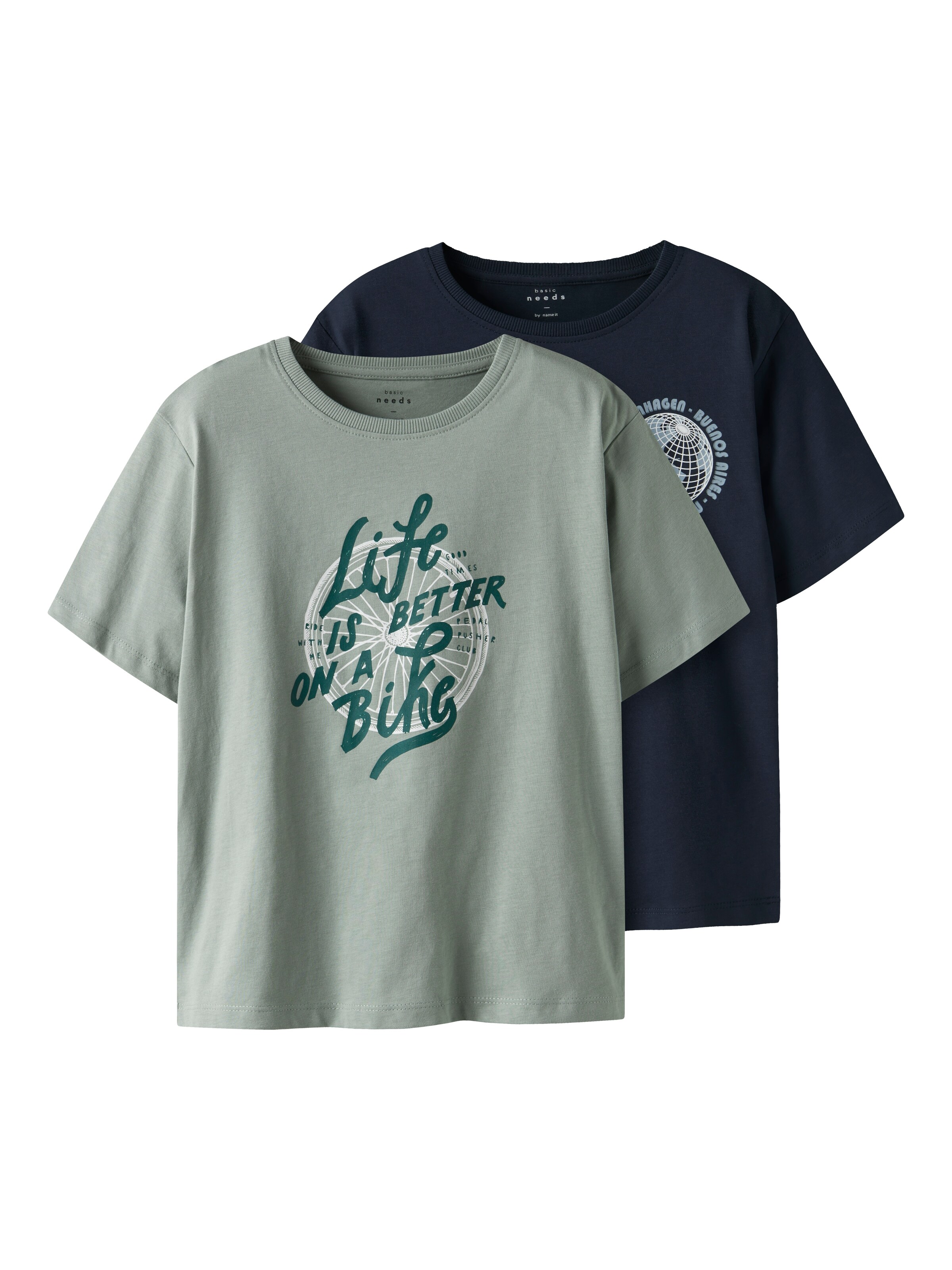 Maglietta 'NKMVagno' di NAME IT in blu: frontale