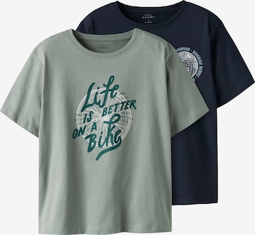 mėlyna NAME IT Marškinėliai 'NKMVagno': priekis