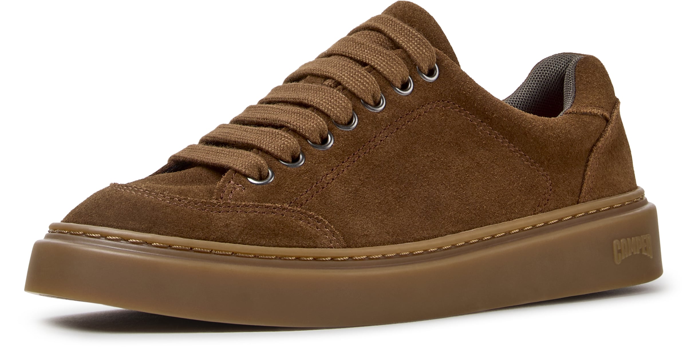 CAMPER Platform trainers 'Runner Twentyfive' in Brown: front