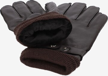 JOOP! Full Finger Gloves in Brown