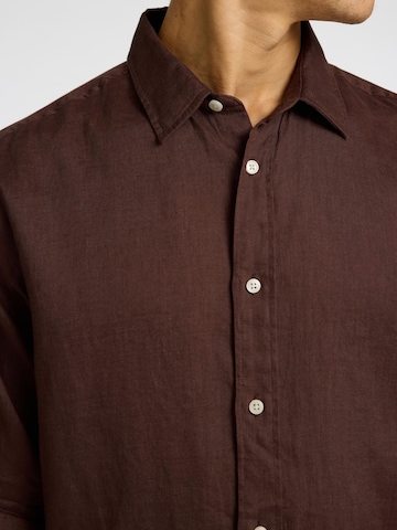 SELECTED HOMME Regular Fit Skjorte i brun