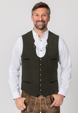 STOCKERPOINT Traditional vest 'Salerio' in Green: front