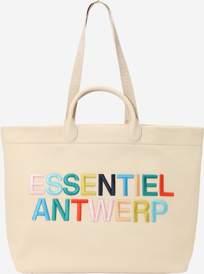 Essentiel Antwerp Ostoskassi 'Hedness' värissä laivastonsininen / vaaleansininen / hummeri / villanvalkoinen, Tuotenäkymä