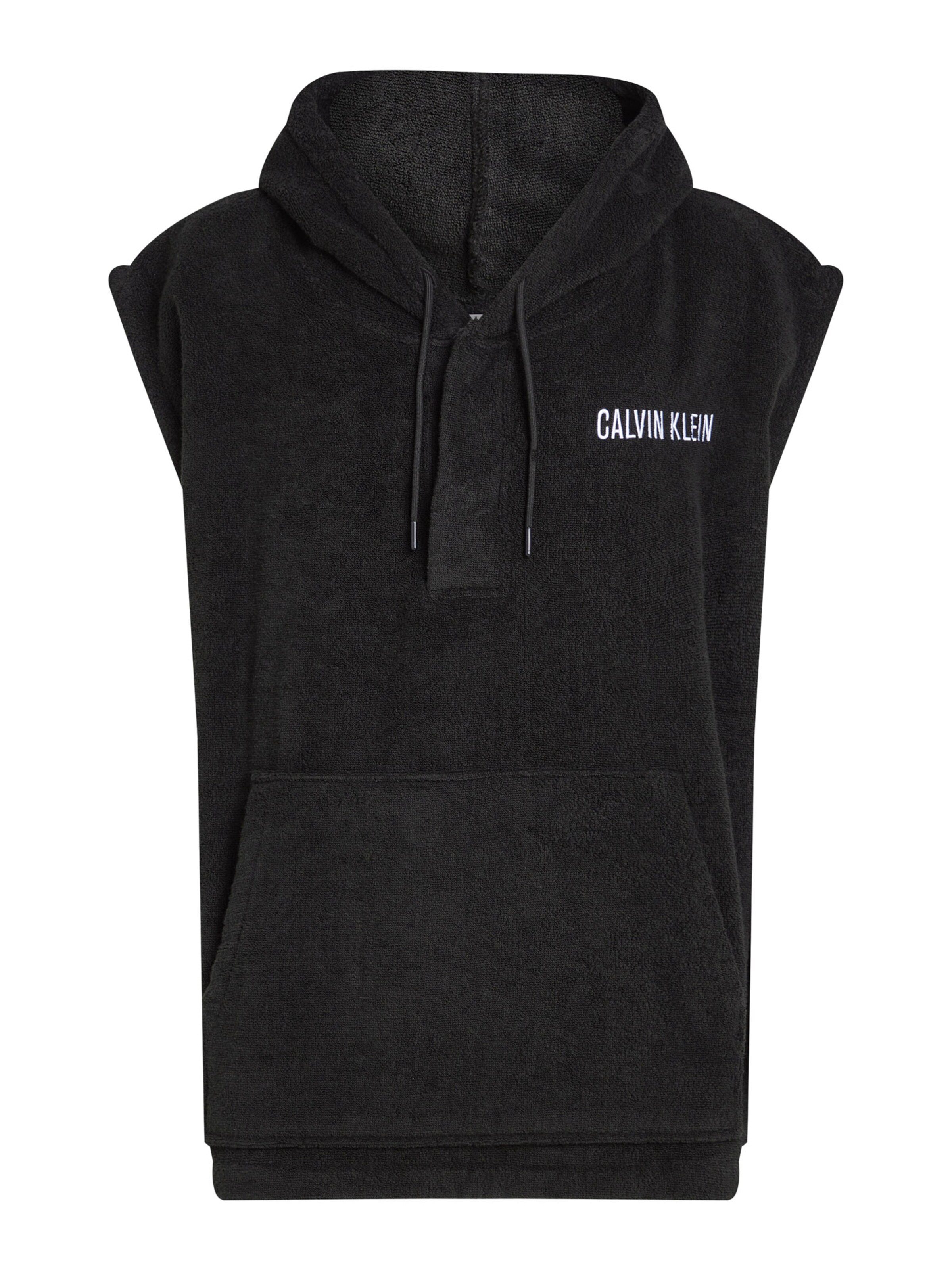 Calvin Klein Swimwear Mikina 'Intense Power' - Čierna: predná strana