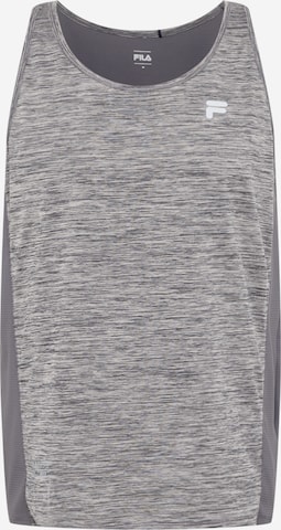 T-Shirt fonctionnel 'RACHOW' FILA en gris : devant