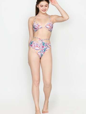 Kadoo Triangel Bikini 'ECONYL® Barong Simplified Set 2-tlg. wendbar' in Mischfarben