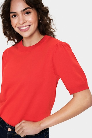 SAINT TROPEZ Pullover 'MilaSZ' in Rot