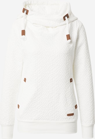 Hailys Sweatshirt 'Janette' in White: front