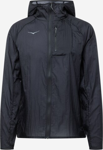 Hoka One One Athletic Jacket 'SKYFLOW' in Black: front