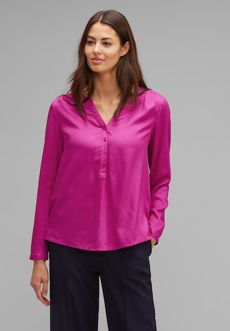 STREET ONE Blouse 'Bamika' in Roze: voorkant