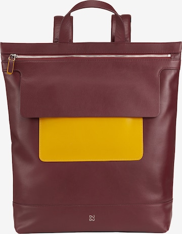 DuDu Rucksack in Rot: Vorderseite