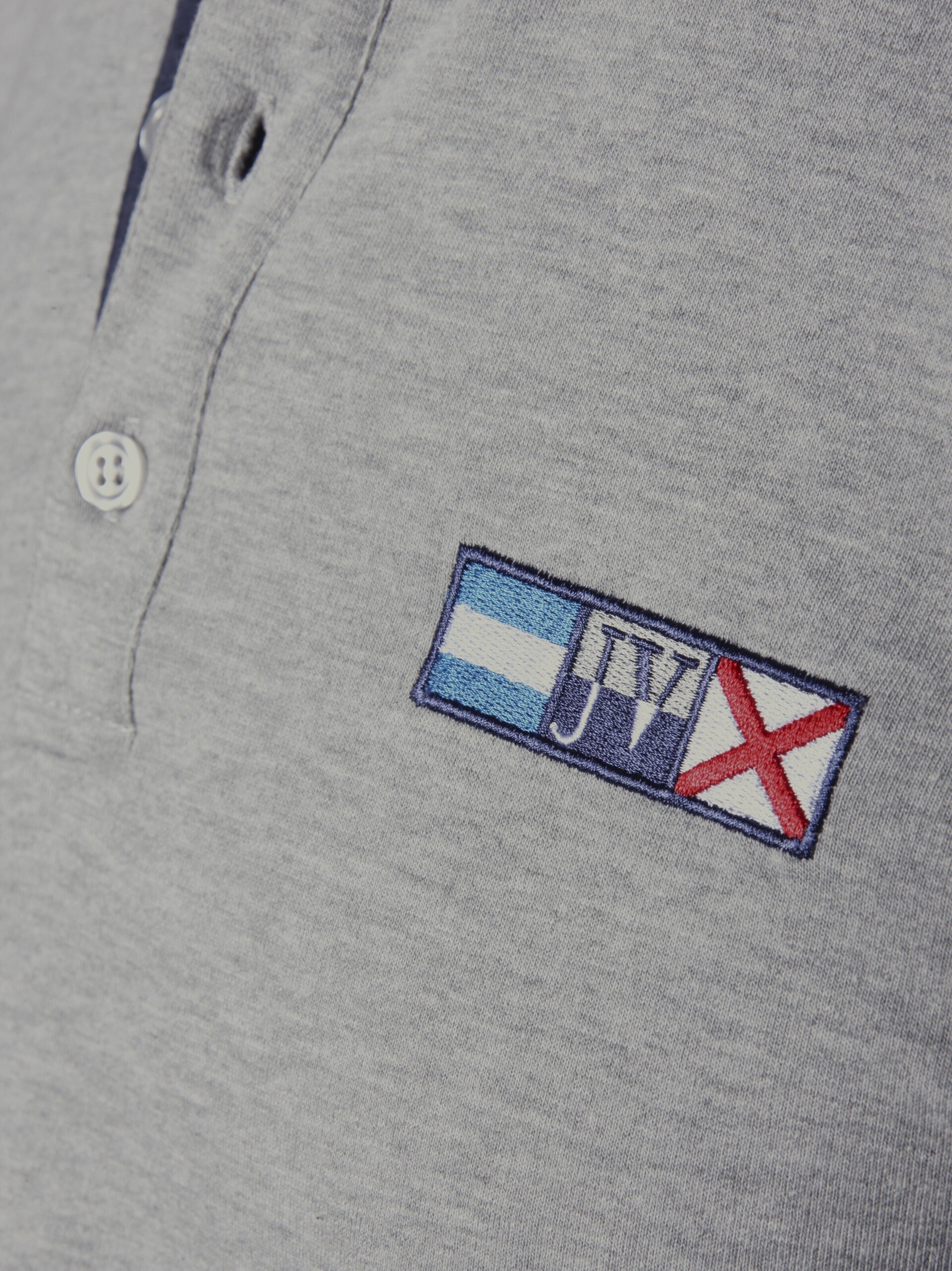 Jan Vanderstorm Sweatshirt 'Jornsen' in Grey