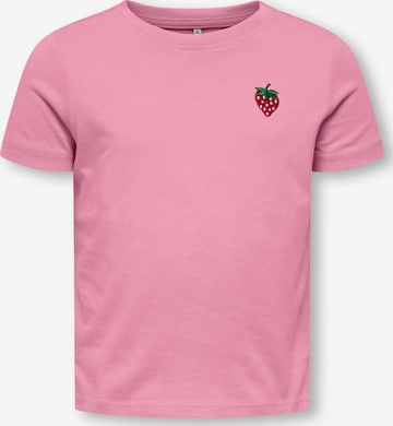 ONLY GIRLS Shirt 'KMGVega' in Roze: voorkant