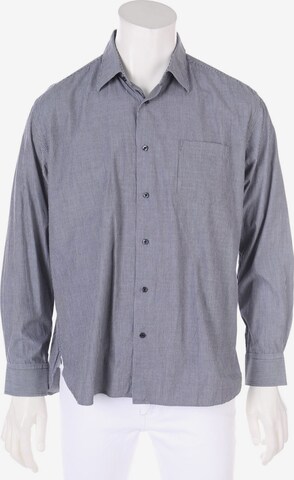 Navyboot Button Up Shirt in XXL in Grey: front