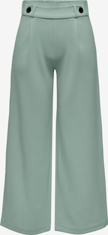 JDY Voltidega püksid 'Geggo', värv roheline: eest vaates