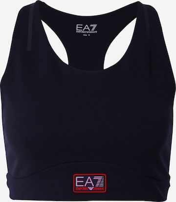 EA7 Emporio Armani Bustier Urheilurintaliivit värissä musta: edessä