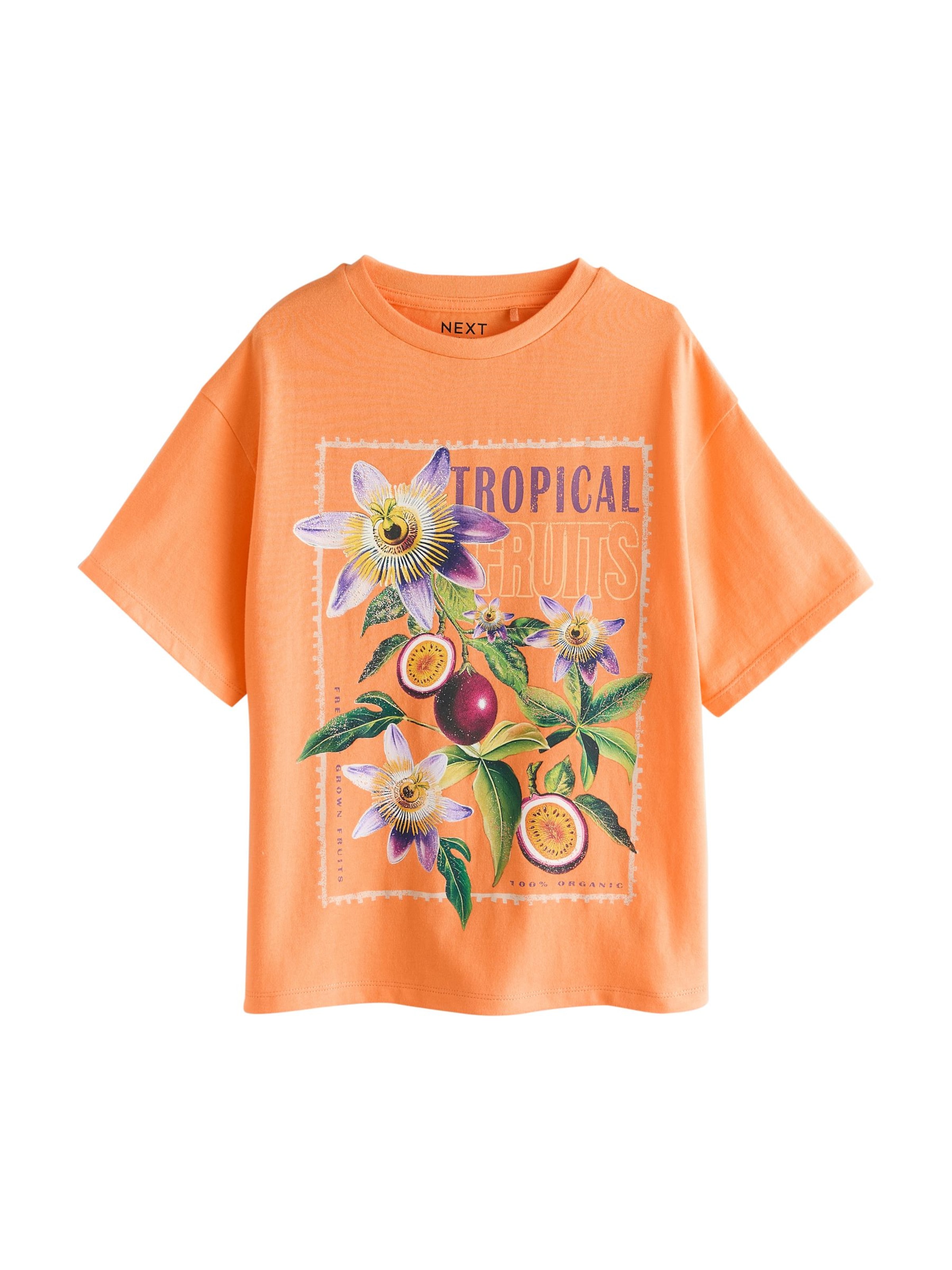 Next - Camiseta en naranja: frente