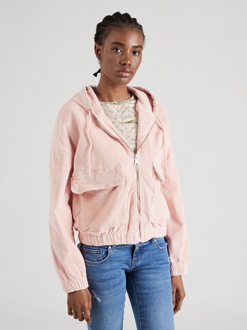 Veste mi-saison 'Kenzie' ONLY en rose : devant