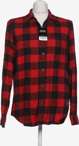 Calvin Klein Jeans Button Up Shirt in M in Red: front