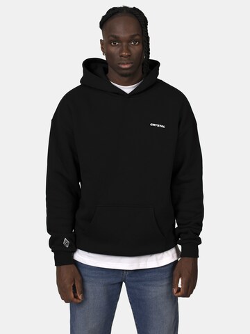 Crystal Paris Sweatshirt 'Dept. 75' in Zwart