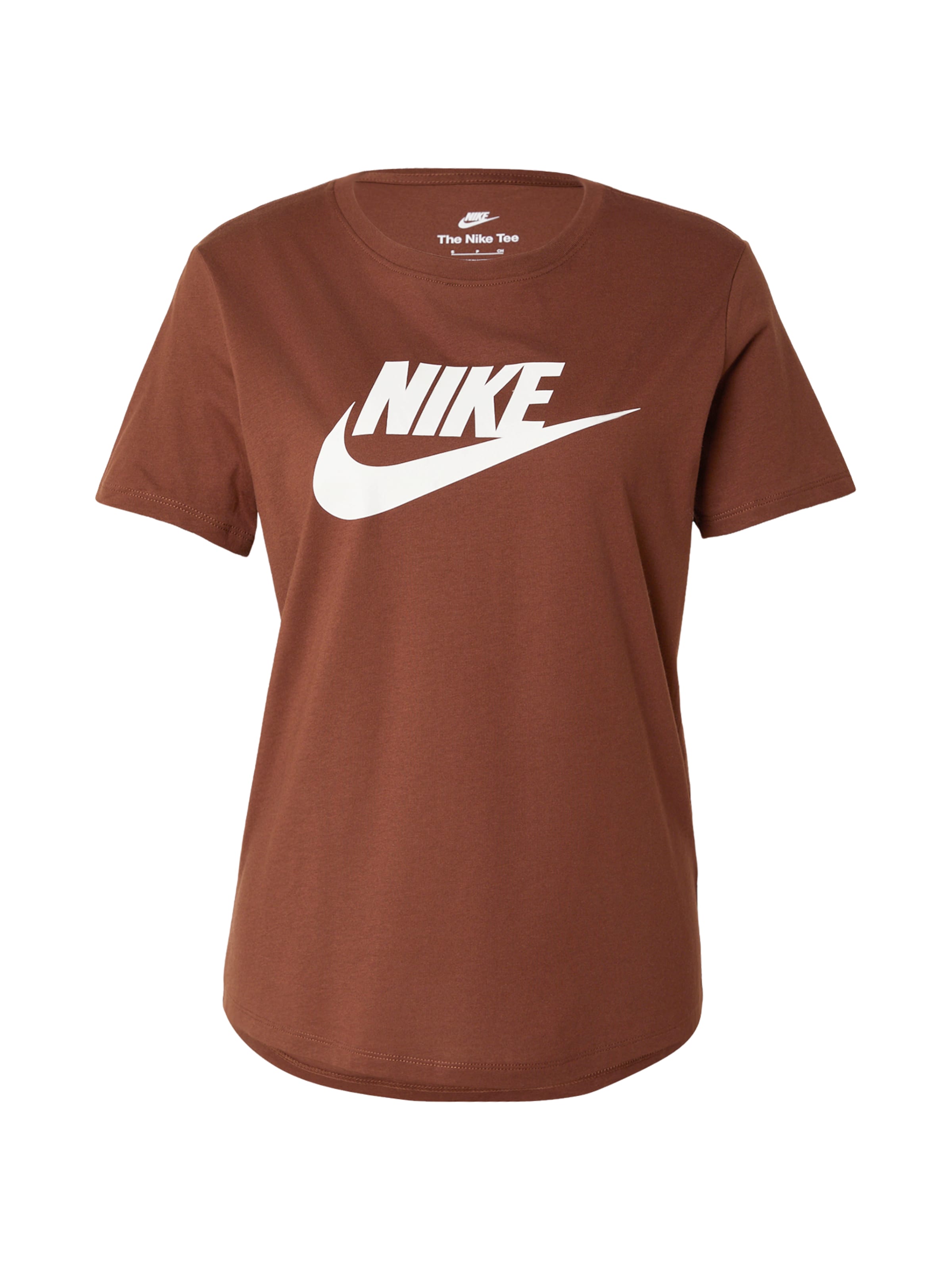 ruda Nike Sportswear Marškinėliai 'ESSNTL': priekis