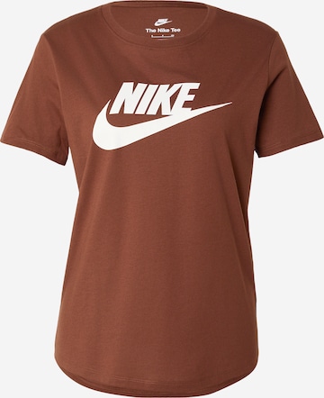 ruda Nike Sportswear Marškinėliai 'ESSNTL': priekis