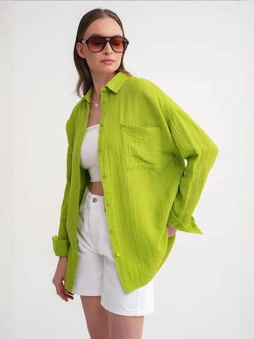 Camicia da donna di MixRay in verde