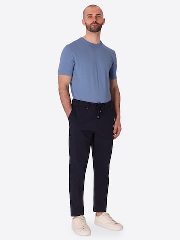 Distretto12 Regular Chino 'YORK T. GRANO. ' in Blauw