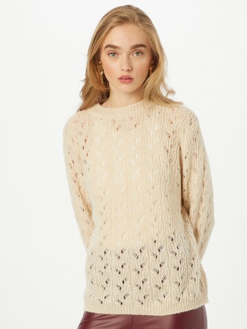 Hailys Sweater 'Cleo' in Beige: front