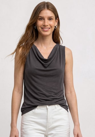 STREET ONE Top in Braun: Vorderseite