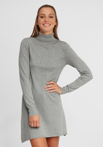 Oxmo Strickkleid 'Winala' in grau, Modelansicht
