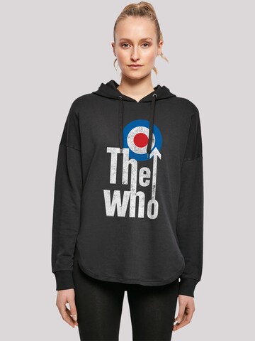 F4NT4STIC Sweatshirt 'The Who' in Zwart: voorkant
