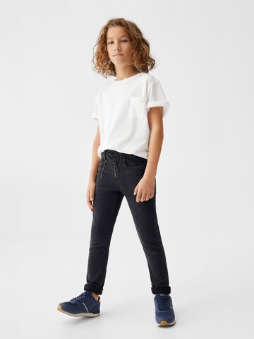 MANGO KIDS Regular Jeans 'Comfy' in Zwart: voorkant