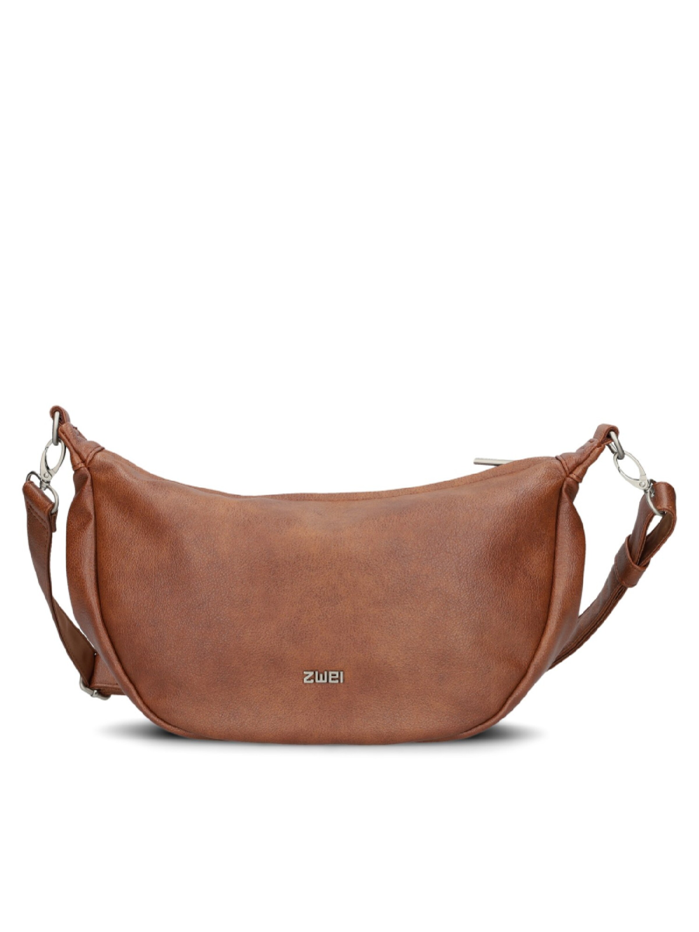 ZWEI Crossbody Bag 'MADEMOISELLE.M M70' in Brown: front